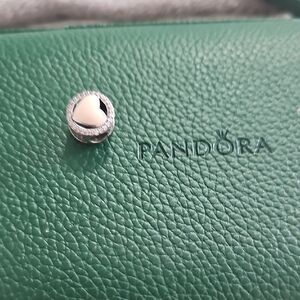 Pandora Pink Enamel Heart Charm